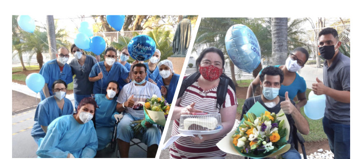 São Vicente tem pacientes com alta e aniversário