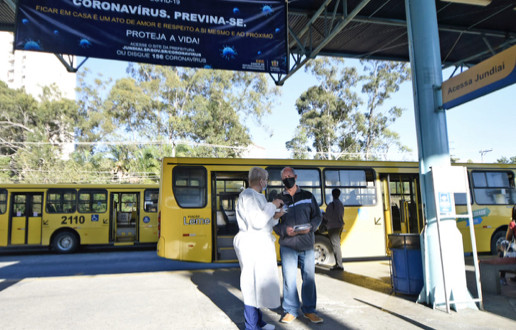 Terminal Eloy Chaves recebe ações contra a covid-19