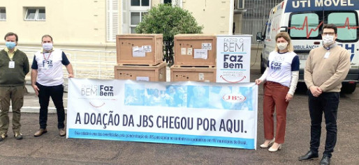 JBS doa ventiladores pulmonares ao São Vicente