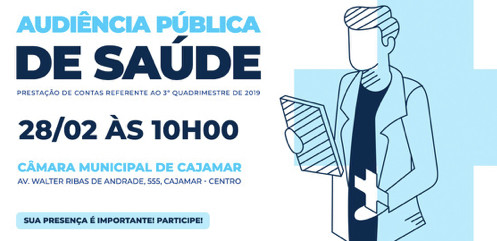 Cajamar convida a população para audiência pública